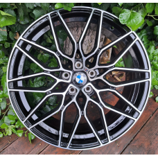 Replica BMW (B3242) 8,5x19 5x112 ET30 DIA66,6 (black machined face)
