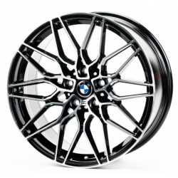 BMW (B3242) gloss black machined face