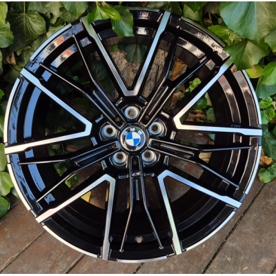 Диски Replica BMW (B3293) black machined face