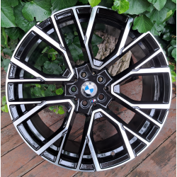 BMW (B506) gloss black machined face