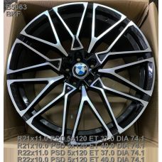 Replica BMW (B5063) 11x21 5x120 ET37 DIA74,1 (BKF)