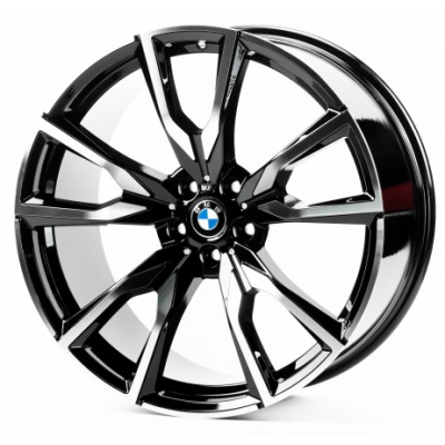 Диски Replica BMW (B5508) black machined face