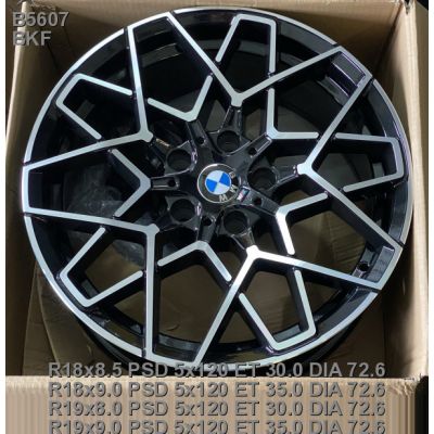 Диски Replica BMW (B5607) 8,5x18 5x120 ET30 DIA72,6 (BKF)