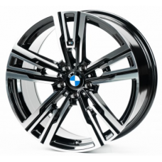 Replica BMW (B5661) 9,5x19 5x112 ET38 DIA66,6 (black machined face)