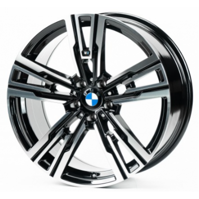 Диски Replica BMW (B5661) black machined face