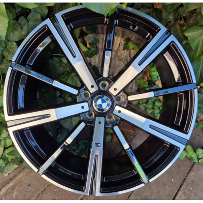 Диски Replica BMW (B651) 9,5x20 5x112 ET40 DIA66,6 (gloss black machined face)