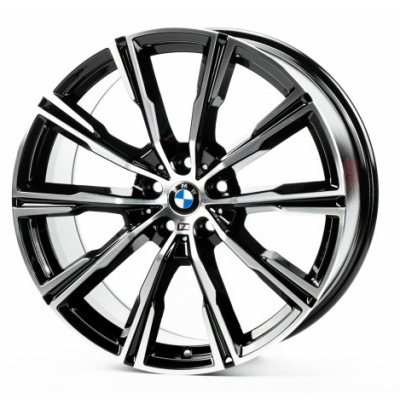 Диски Replica BMW (B795) black machined face