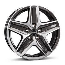 BORBET CWZ Mistral Anthracite Glossy Polished R18 W7.5 PCD5x112 ET48 DIA66.6
