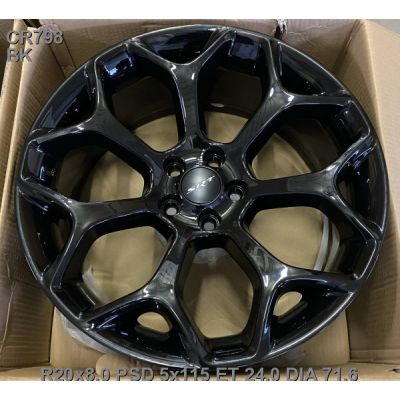 Диски Replica Chrysler (CR798) 8x20 5x115 ET24 DIA71,6 (BK)