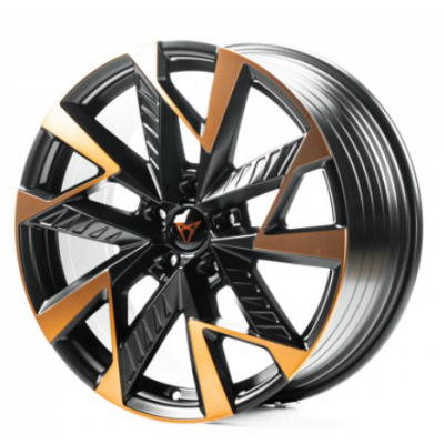 Диски Replica Cupra (CUP0443) matt black machined spokes bro