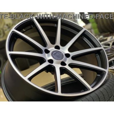 Диски Vissol F-190 9,5x21 5x120 ET49 DIA72,6 (matt black machined face)
