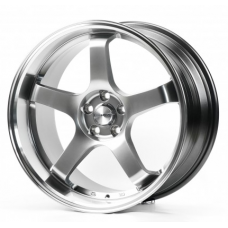 Flow Forming FF134 9,5x18 5x100 ET35 DIA73,1 (hyper black machined lip)