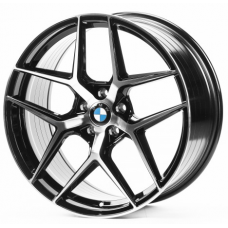 Flow Forming FF258 10,5x20 5x112 ET30 DIA66,6 (gloss black machined face)
