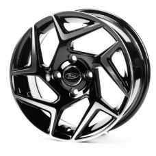 Replica Ford (FD5332-4) 6x14 4x108 ET38 DIA63,4 (gloss black machined face)