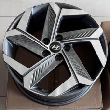 Replica Hyundai (HND1926) 7,5x18 5x114,3 ET51 DIA67,1 (gloss grey machined face)
