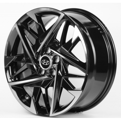 Диски Replica Hyundai (HND296) 7,5x18 5x114,3 ET50 DIA67,1 (gloss black machined face)