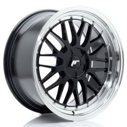 JR23 gloss black machined lip
