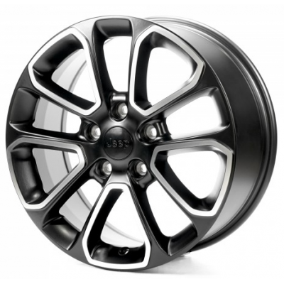 Диски Replica Jeep (JE5319) satin black machined face