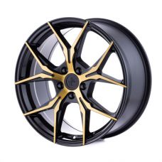 KESKIN KT19N Black Front Gold R19 W8.5 PCD5x120 ET35 DIA72.6