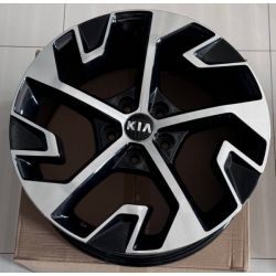 Kia (KI1928) gloss black machined face