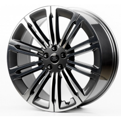 Land Rover (LR7163) dark grey machined gun metal
