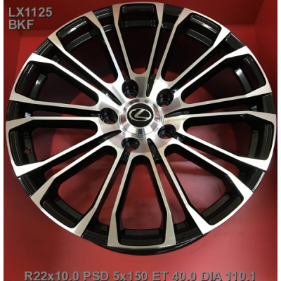 Диски Replica Lexus (LX1125) 10x22 5x150 ET40 DIA110,1 (MB)