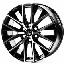 Replica Lexus (LX3219) 8x20 6x139,7 ET55 DIA95,1 (black machined face)