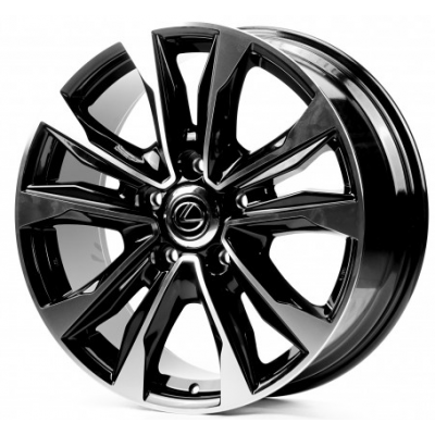 Диски Replica Lexus (LX869) black machined face