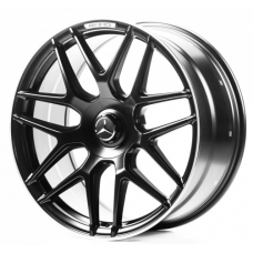 Replica Mercedes (MB55) 10x22 5x130 ET36 DIA84,1 (matt black machined lip)