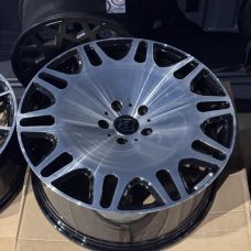Replica Mercedes (MR0201) 10x22 5x130 ET30 DIA84,1 (gloss black machined)