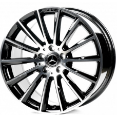 Replica Mercedes (MR021-039) 9,5x19 5x112 ET48 DIA66,6 (black machined face)