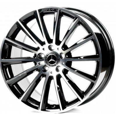 Диски Replica Mercedes (MR021-039) black machined face