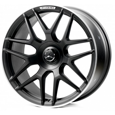 Диски Replica Mercedes (MR021-063) matt black machined lip