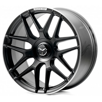Диски Replica Mercedes (MR1016) matt black lip polished