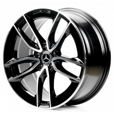 Диски Replica Mercedes (MR120) gloss black lip polished