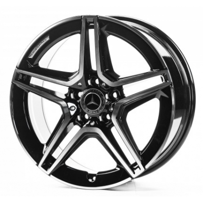 Диски Replica Mercedes (MR2030) gloss black machined face