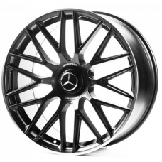 Replica Mercedes (MR22667) 11,5x22 5x112 ET47 DIA66,6 (satin black lip polished)