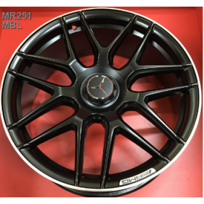 Диски Replica Mercedes (MR251) 10x22 5x112 ET55 DIA66,6 (MBL)