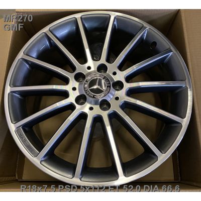 Диски Replica Mercedes (MR270) 7,5x18 5x112 ET52 DIA66,6 (GMF)