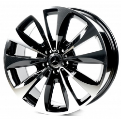 Mercedes (MR282) gloss black machined face