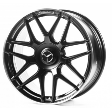Replica Mercedes (MR29) 9x19 5x112 ET52 DIA66,6 (matt black lip polished)
