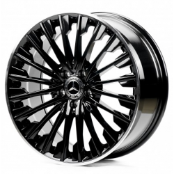 Mercedes (MR3062) gloss black machined lip