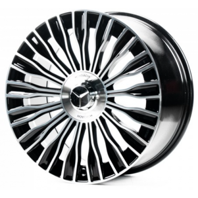 Диски Replica Mercedes (MR3152) black machined face