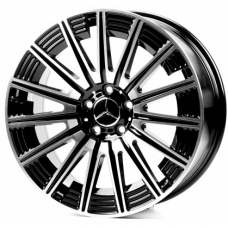Replica Mercedes (MR3176) 8,5x19 5x112 ET36 DIA66,6 (black machined face)