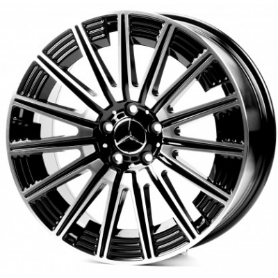 Диски Replica Mercedes (MR3176) black machined face