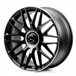 Mercedes (MR413) matt black lip polished