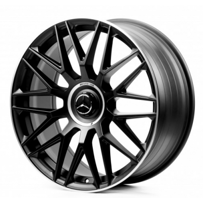 Диски Replica Mercedes (MR413) matt black lip polished