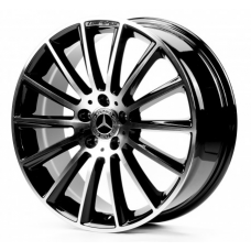 Replica Mercedes (MR5001) 8,5x19 5x112 ET56 DIA66,6 (gloss black machined face)
