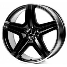 Replica Mercedes (MR5126) 10x20 5x130 ET50 DIA84,1 (semi matt black machined lip)