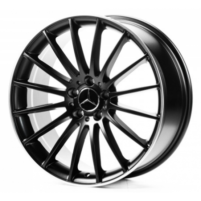 Диски Replica Mercedes (MR563) satin black lip polished